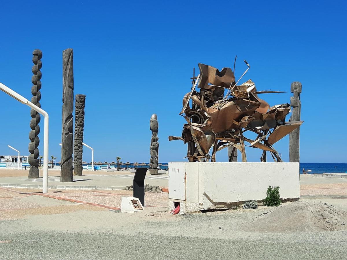 Appartement Vue Mer, Acces Direct Plage, Parking Privatif Le Barcarès Exterior foto